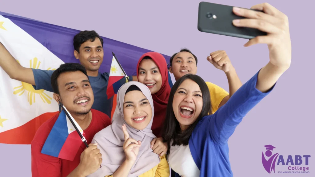 Why Filipino Students Prefer Melbourne for Quality & Affordable Education 1 Filipino students studying and exploring a Melbourne campus, representing why Melbourne is a top choice for Filipino learners.